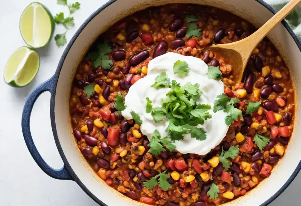 One Pot Vegetarian Chili 1