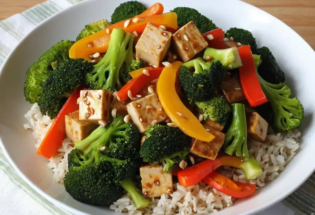 Vegetable Stir Fry with Tofu 1