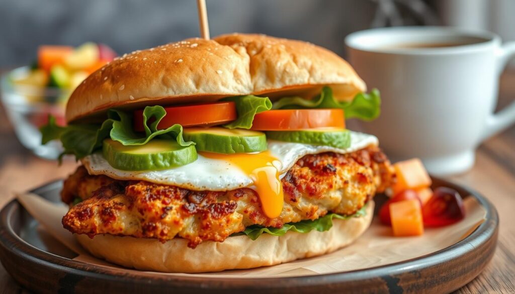 chicken breakfast sandwich